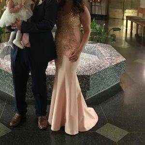 Beautiful rhinestone gown